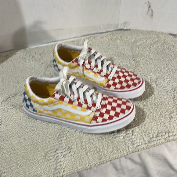 Vans multicolor size 5 youth good Condition - Picture 11 of 12